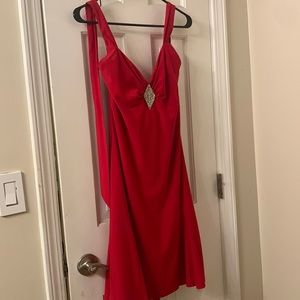 Red dress